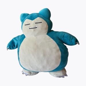Pokémon Snorlax 15” Plush Blue Cream Stuffed Character Toy